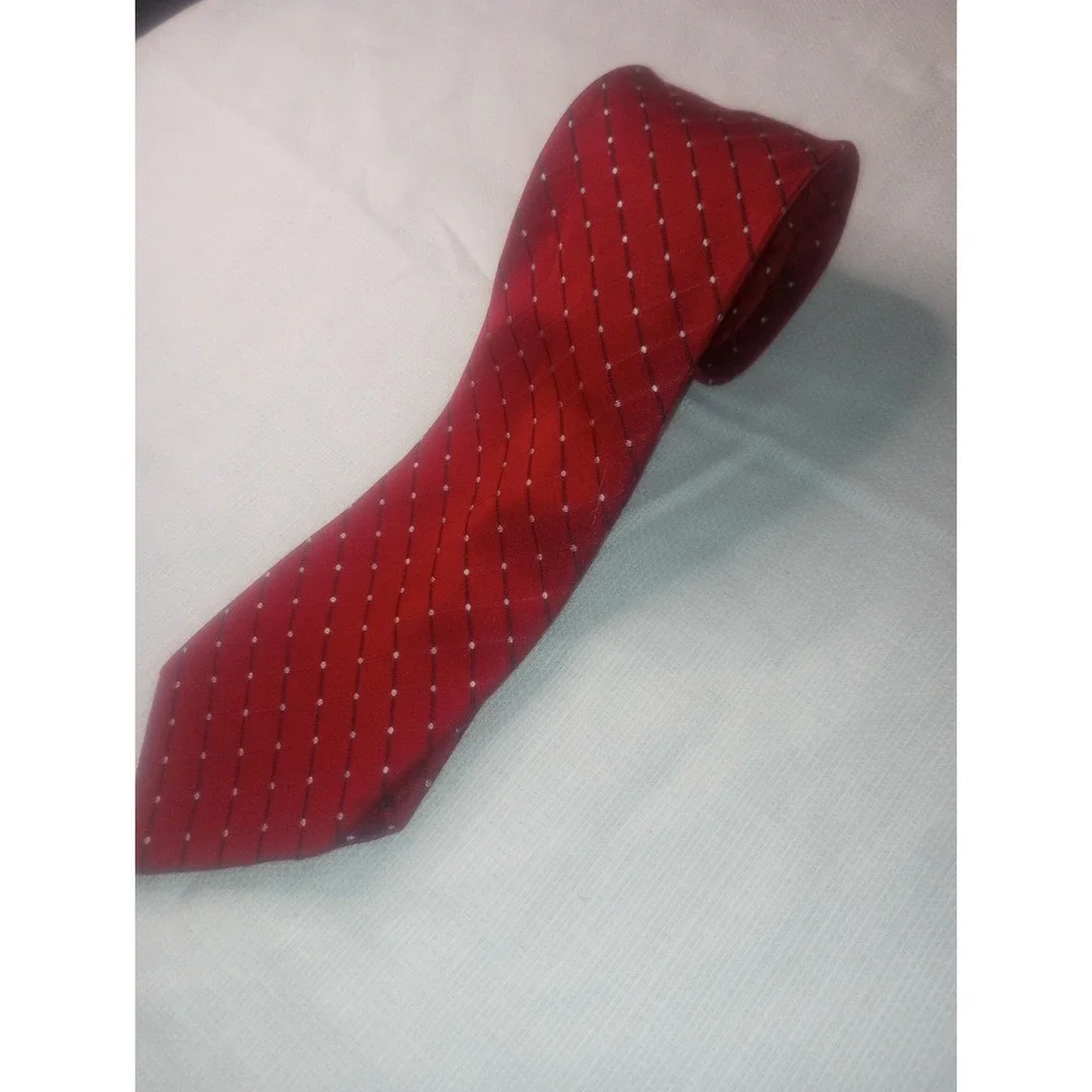 Croft And‎ Barrow 2pk Neck Ties Red And Yellow Silk China